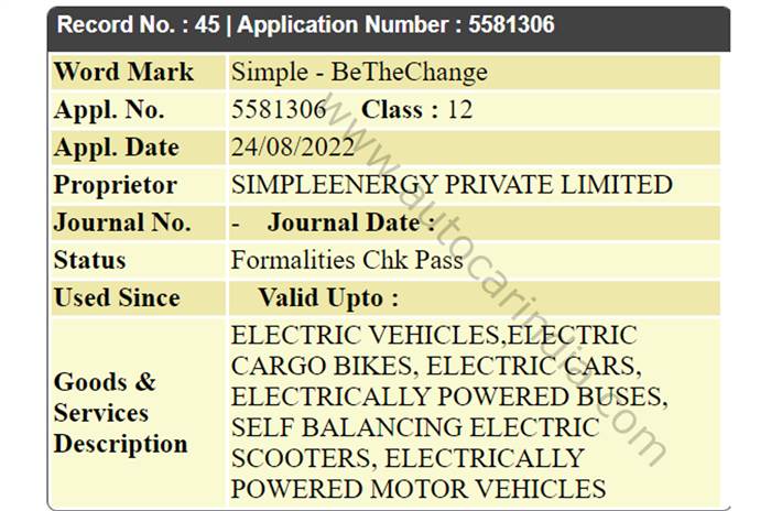 Simple Energy files 12 trademarks.